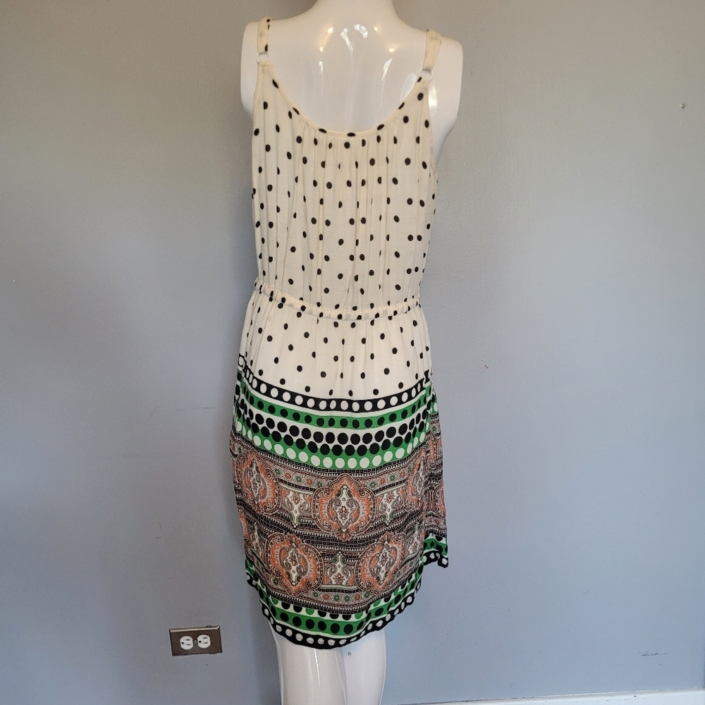 Anthropologie Lilka Polka Dot Paisley Dress, GUC, Size M - Picture 4 of 7